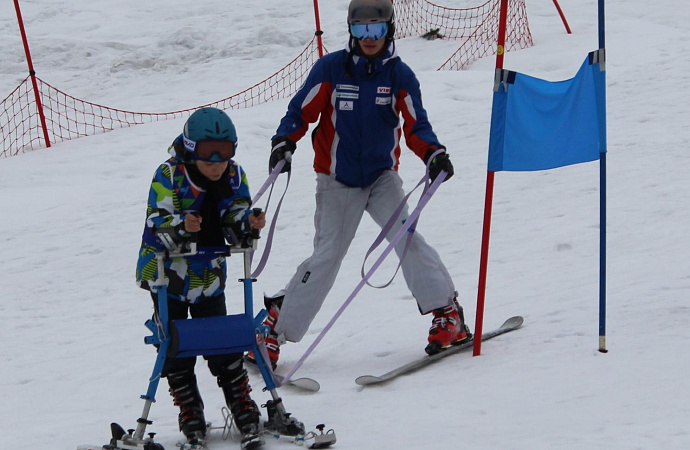 На Алтае состоялись первые  соревнования по программе «Лыжи мечты»
